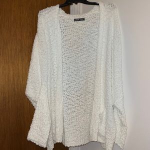 White cardigan